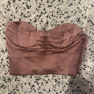ZARA strapless top